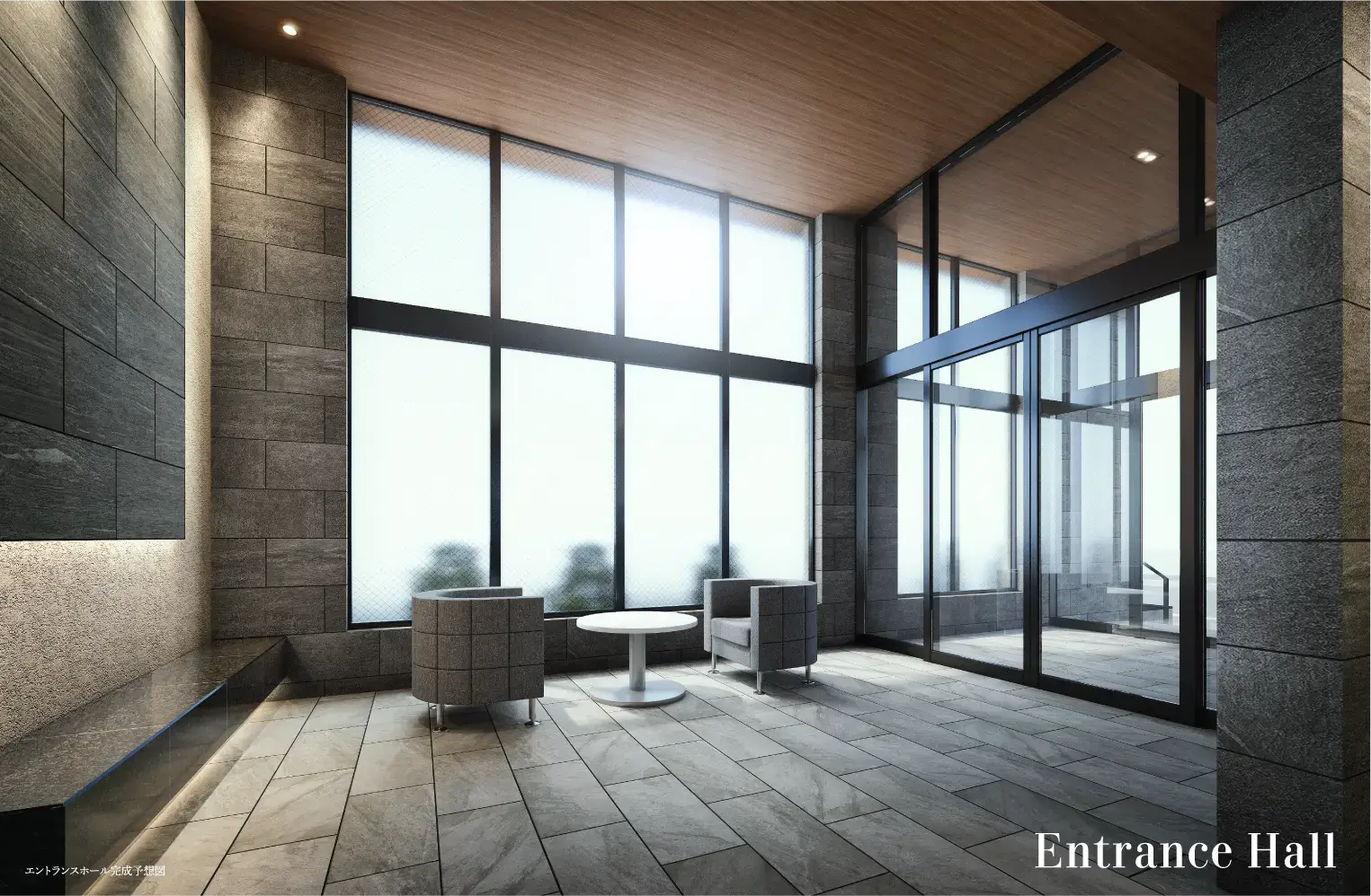 Entrance Hall エントランスホール完成予想図